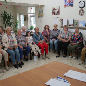 Spotkanie z Seniorami w Klubie Senior + w Małkini Górnej