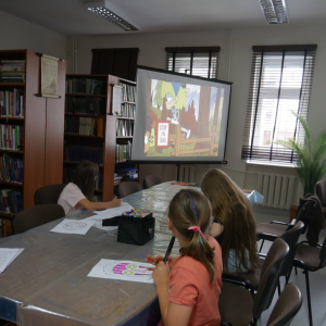 Podróż po mapie - Afryka / drugie wakacyjne zajęcia dla dzieci w bibliotece