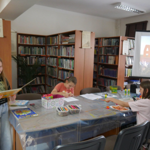 Podróż po mapie - Afryka / drugie wakacyjne zajęcia dla dzieci w bibliotece